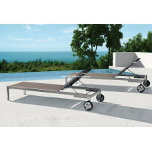 Patio Stainless Steel Sling Sunlounge